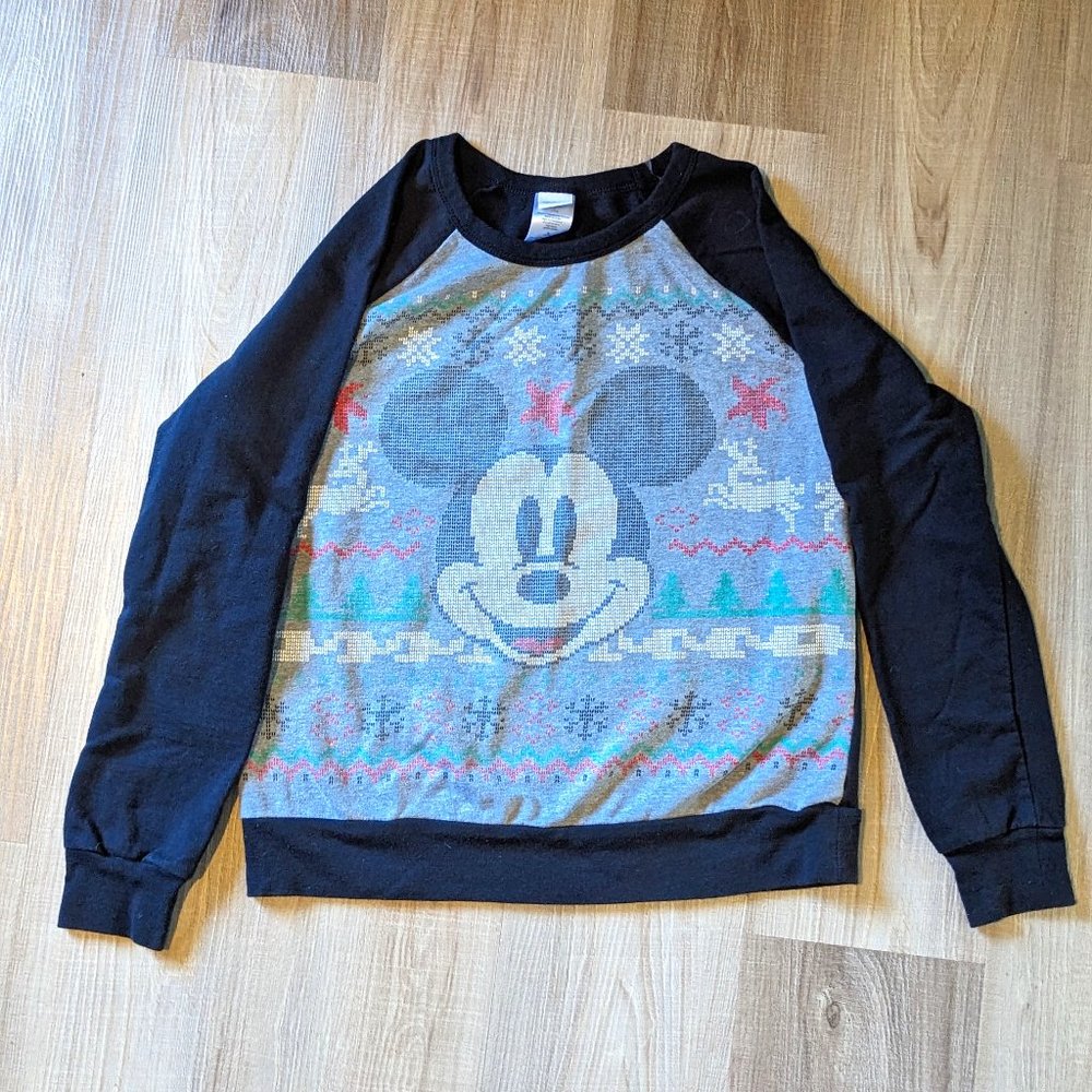 EUC Disney Mickey Mouse Christmas Sweater